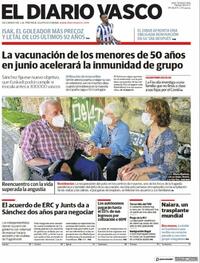 Portada El Diario Vasco Domingo De Mayo De