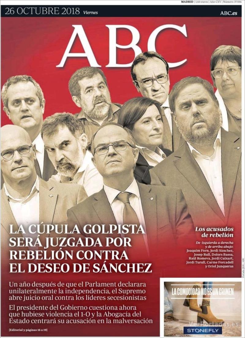 catalogne indépendance prisonniers politiques journal abc putsche 