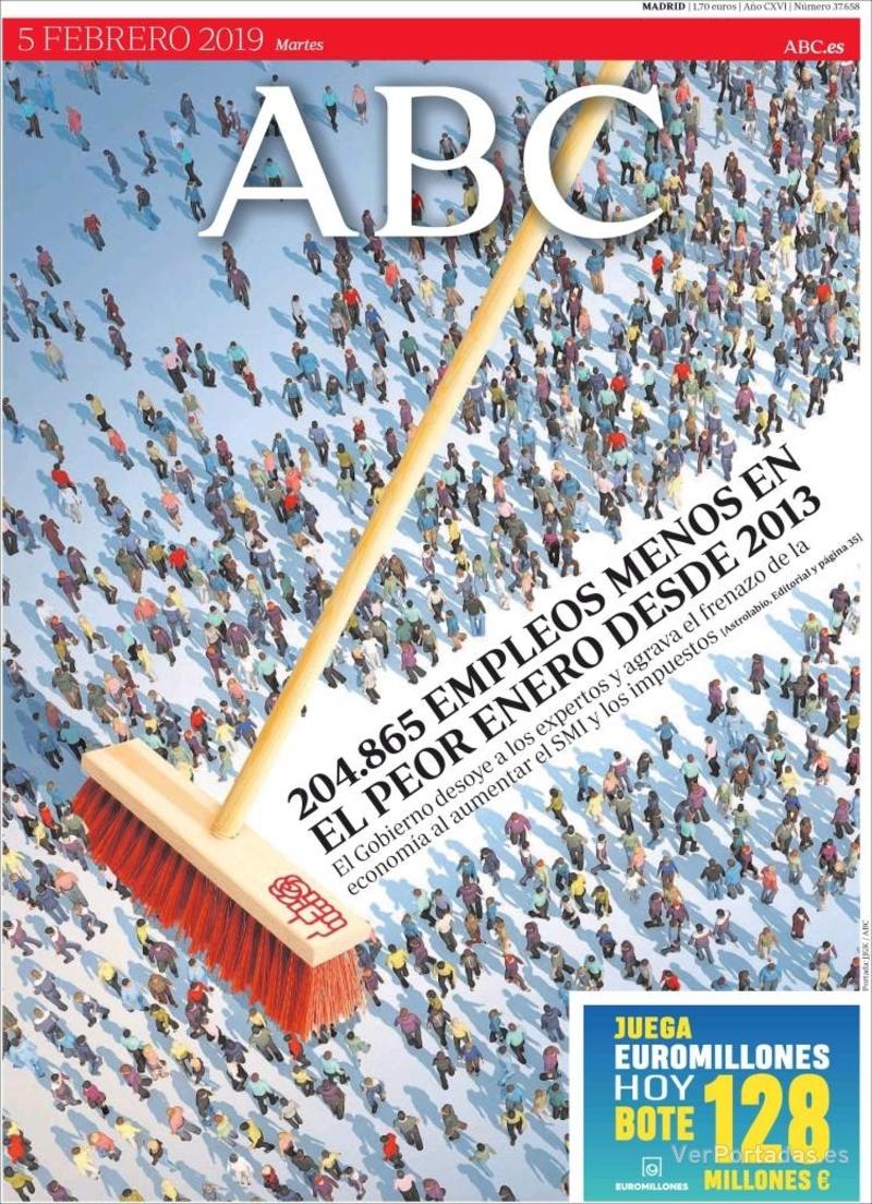 Portada ABC 2019-02-06