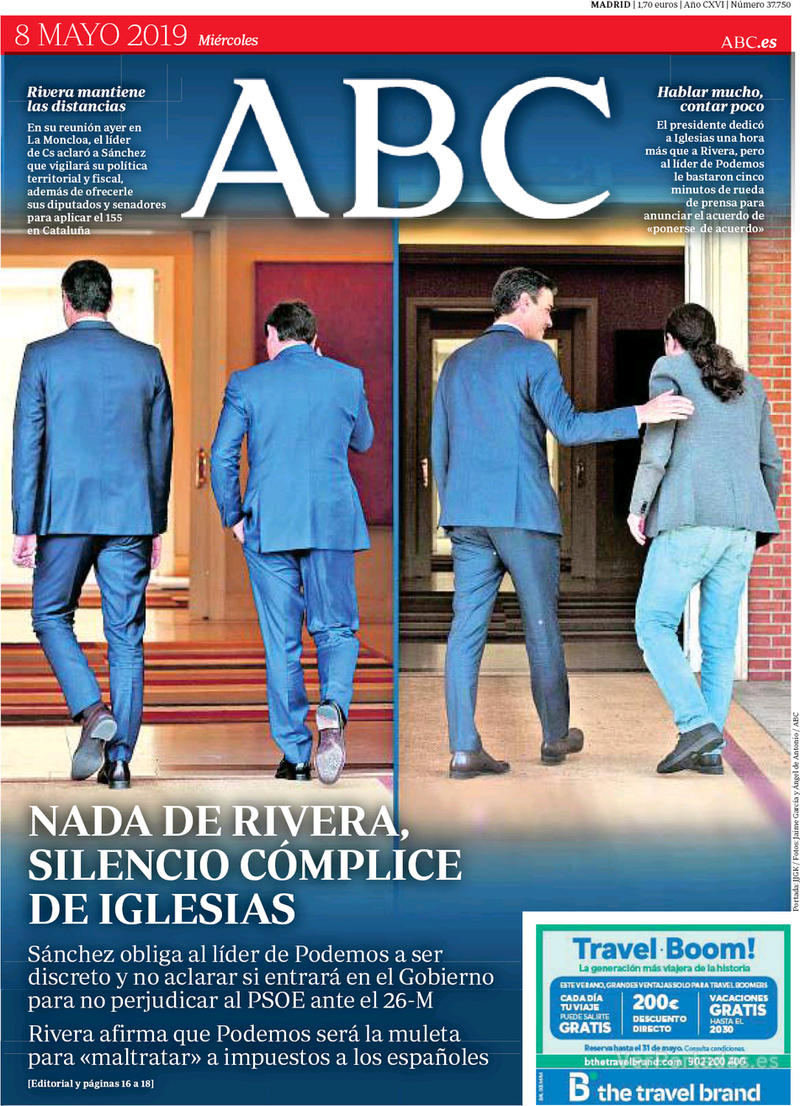 Portada ABC 2019-05-09