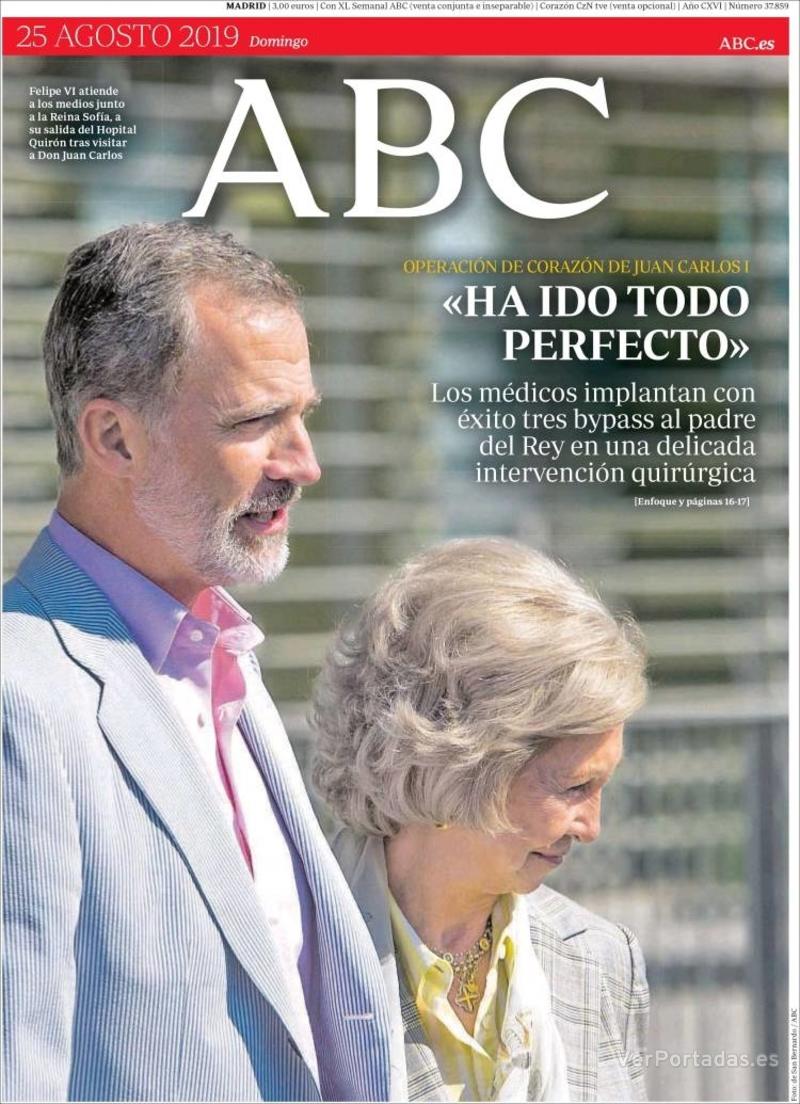 Portada ABC 2019-08-26