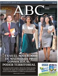 Portada ABC 2019-08-02