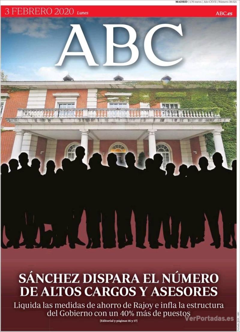 Portada ABC 2020-02-04