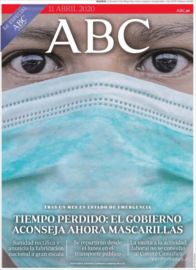 Portada ABC 2020-04-12