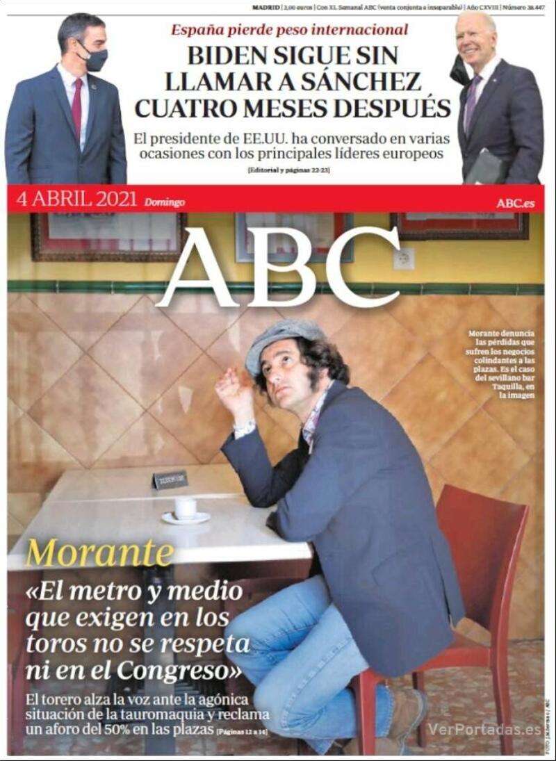 Portada ABC 2021-04-05