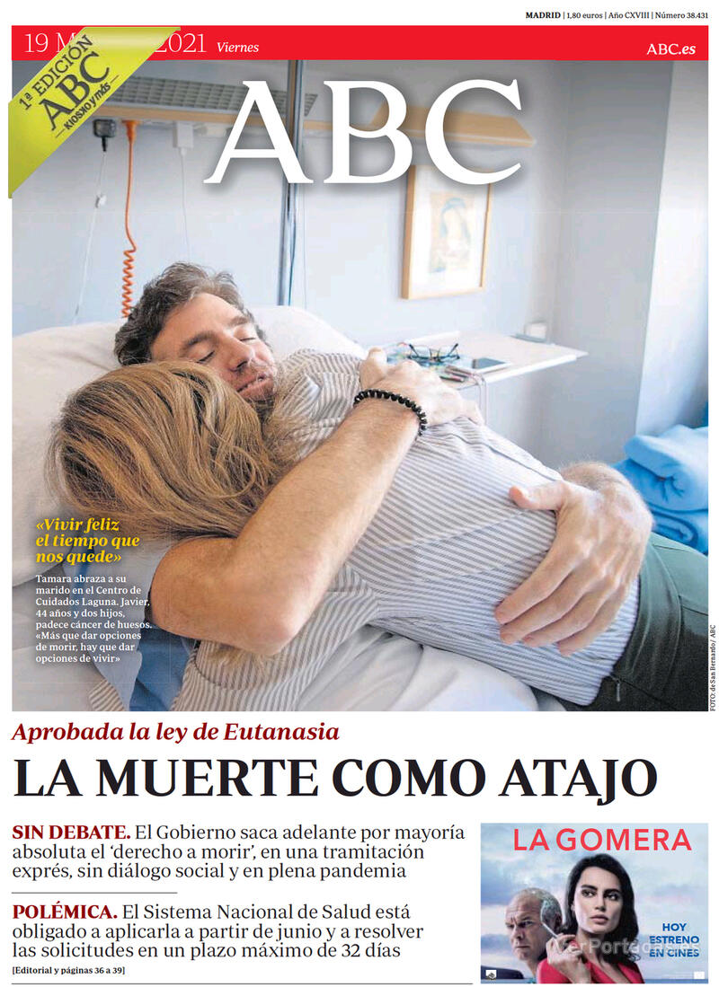 Portada ABC 2021-03-20