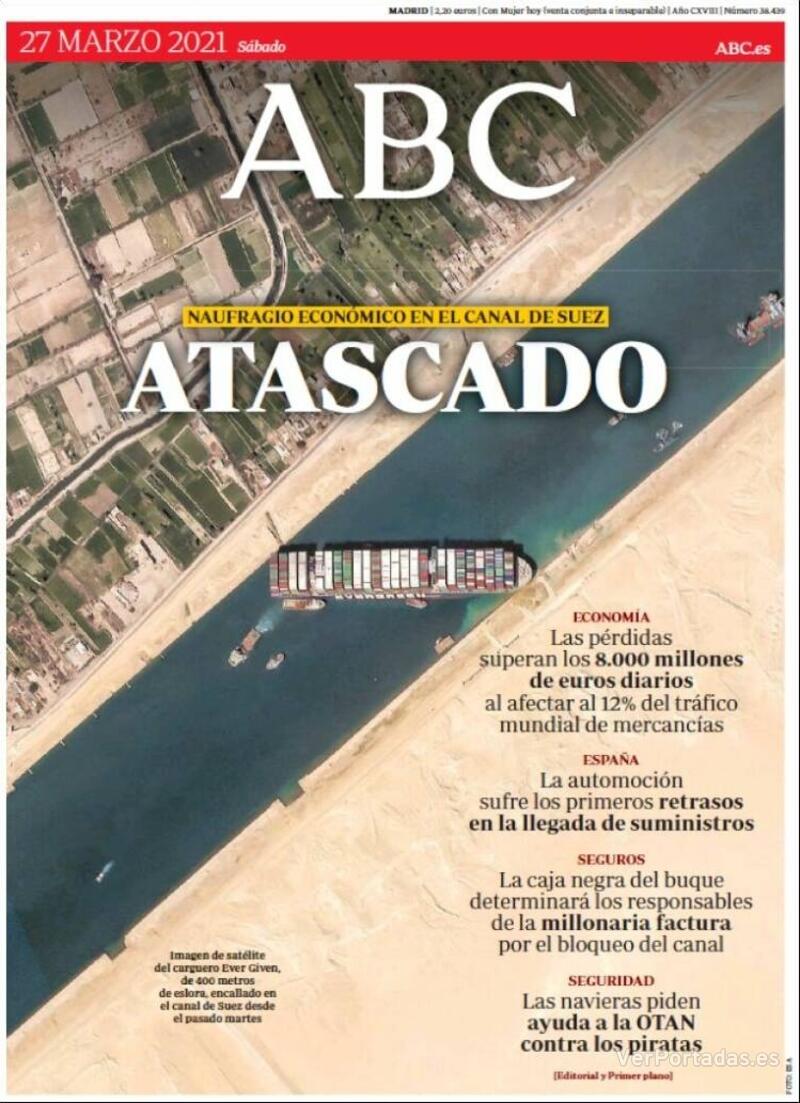 Portada ABC 2021-03-28