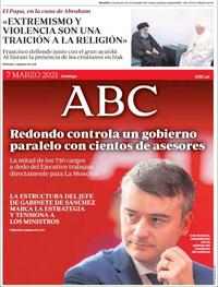 Portada ABC 2021-03-07