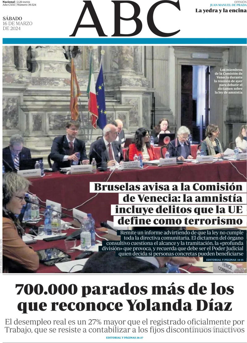 Portada ABC 2024-03-17