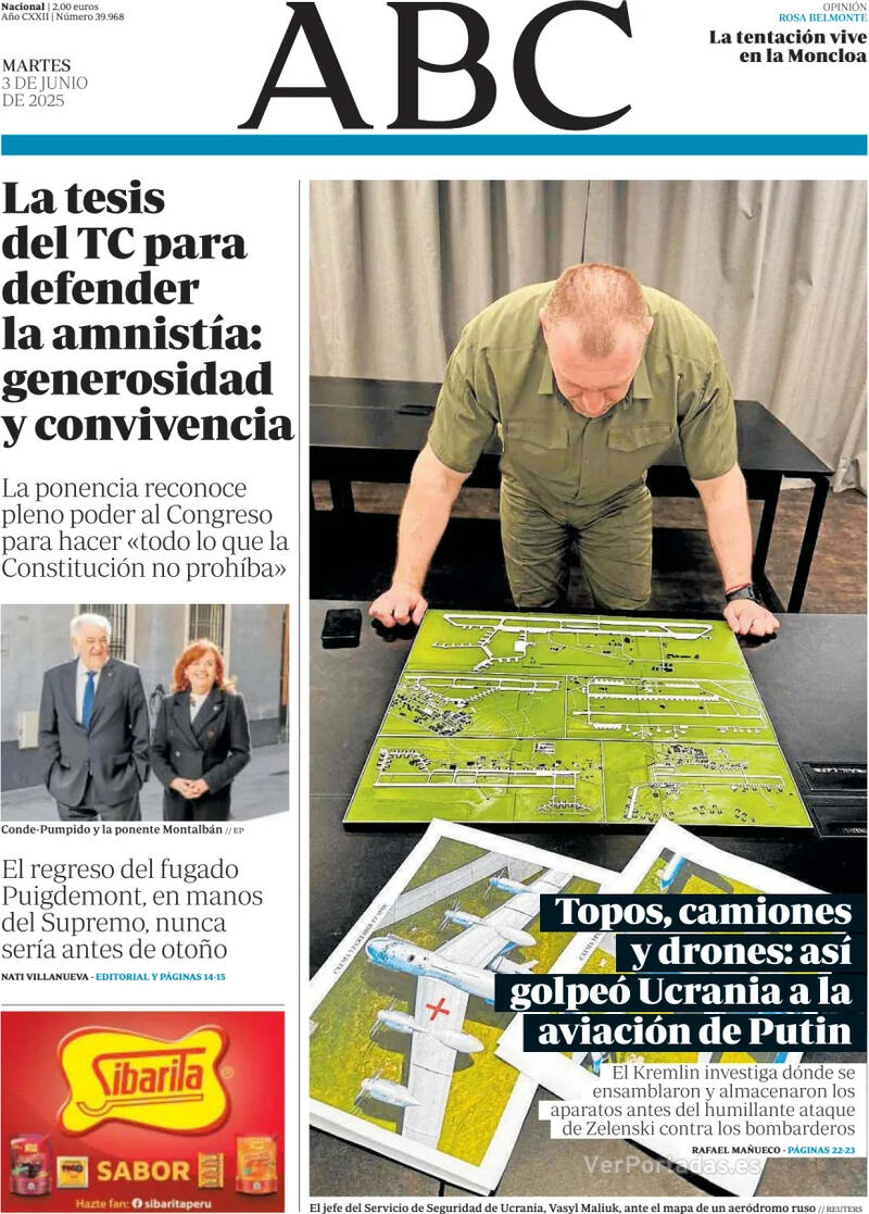 Portada La Vanguardia 2025-06-03