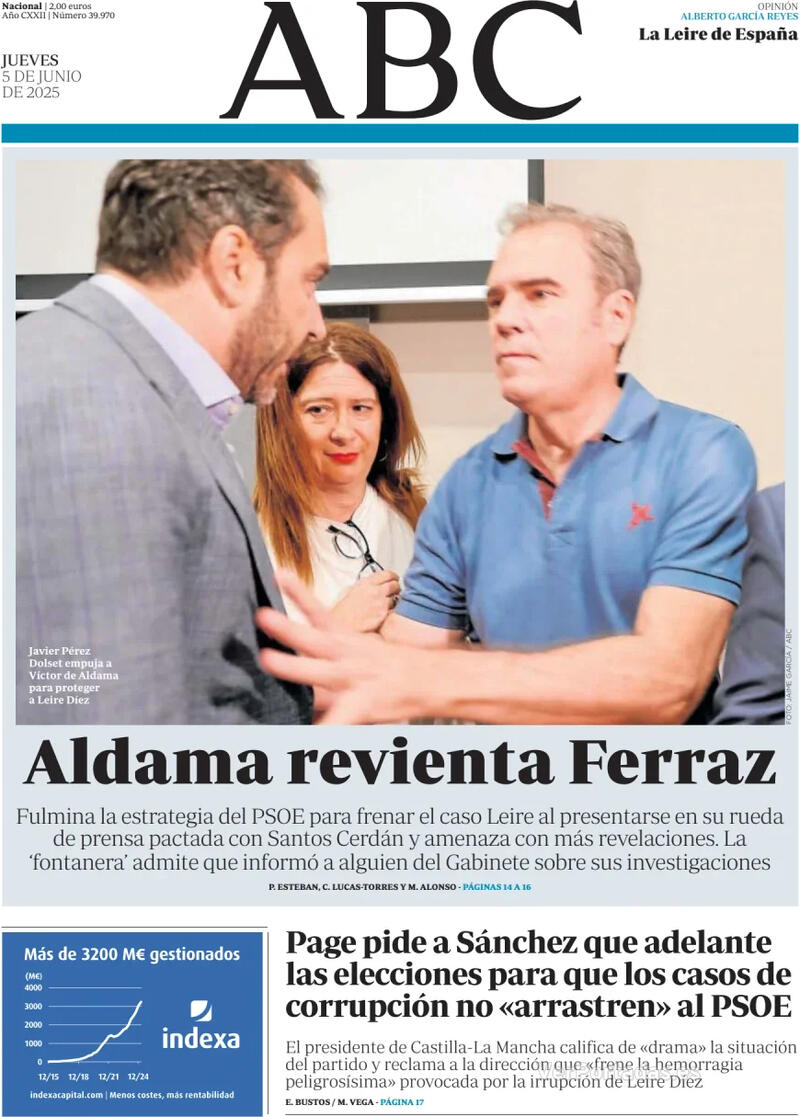 Portada La Vanguardia 2025-06-05
