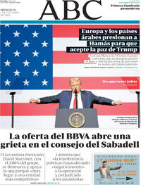 Portada ABC 2025-10-01