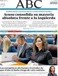 Portada periódico ABC