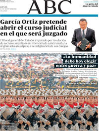 Portada ABC 2025-09-04