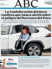Portada ABC 2025-09-20