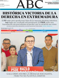 Portada ABC 2025-12-22
