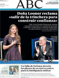 Portada ABC 2025-10-25