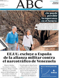 Portada ABC 2025-08-28