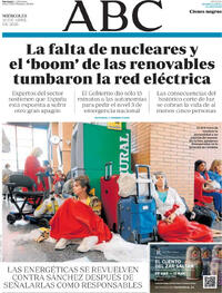 Portada ABC 2025-04-30