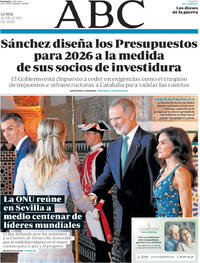 Portada periódico ABC