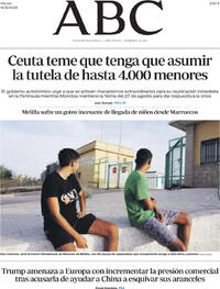 Portada ABC 2026-08-14