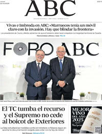 Portada periódico ABC Portada periódico ABC