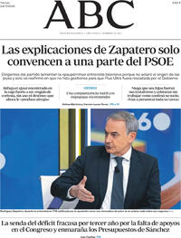 Portada periódico ABC Portada periódico ABC