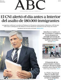 Portada ABC 2026-08-26