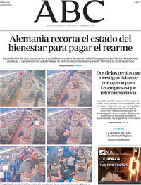 Portada ABC 2026-04-29