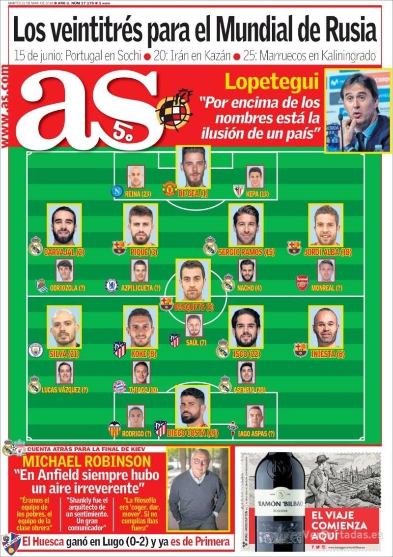 Portada Sport 2018-05-22
