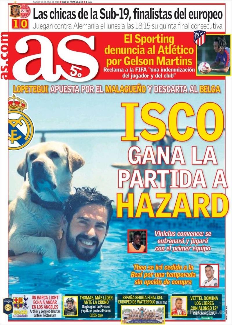 Portada Sport 2018-07-28