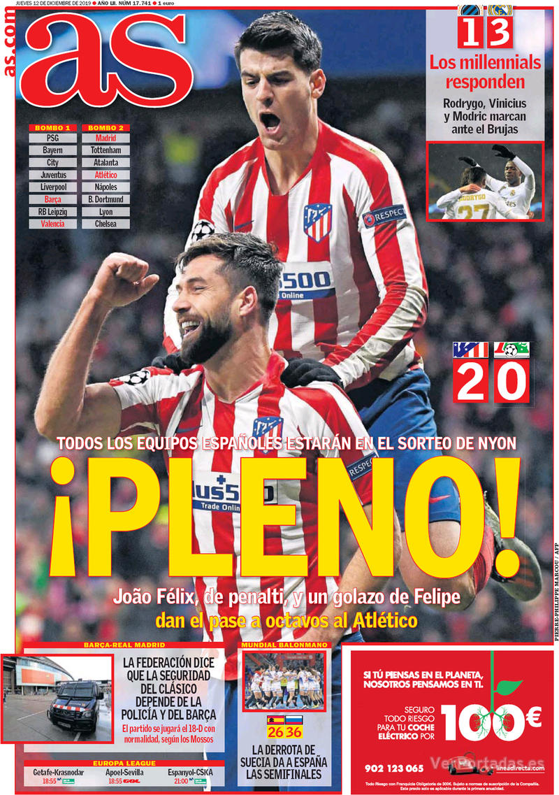Portada Sport 2019-12-12