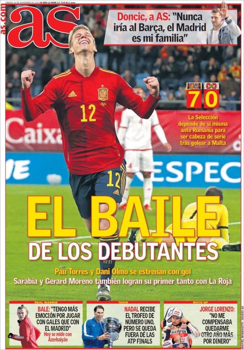 Portada Sport 2019-11-16