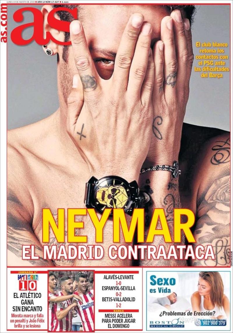 Portada Sport 2019-08-19