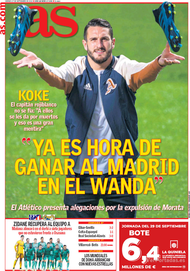 Portada Sport 2019-09-27