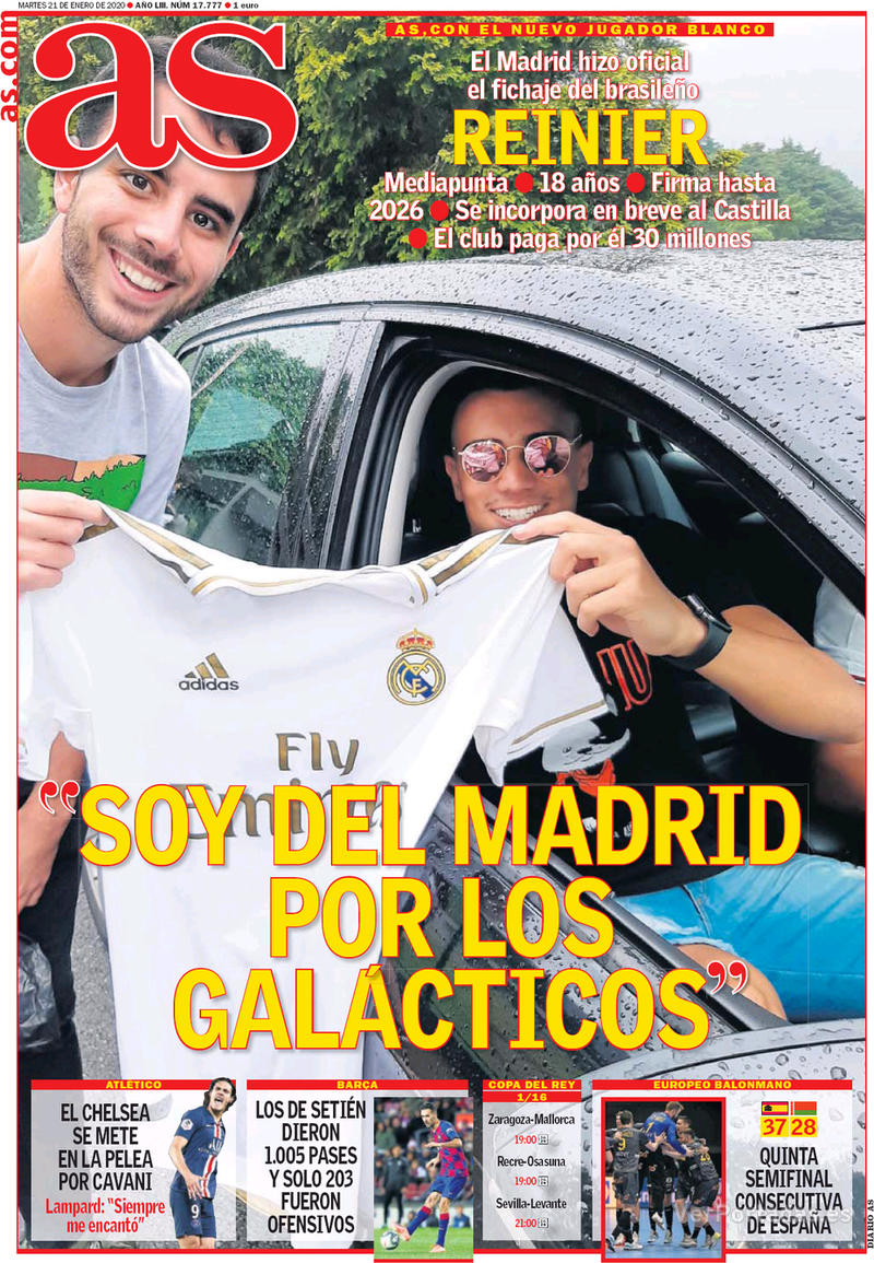 Portada Sport 2020-01-21