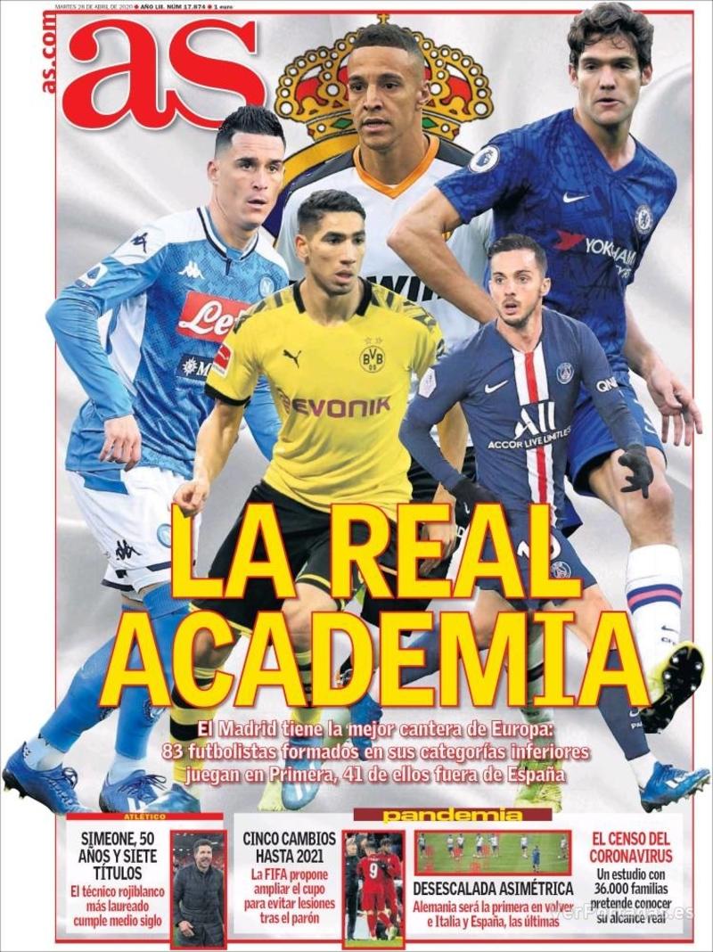Portada Sport 2020-04-28
