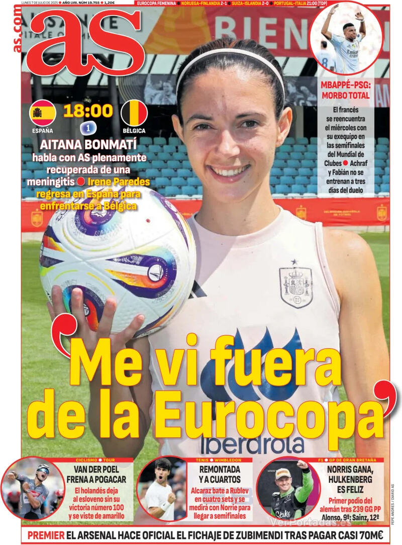 Portada Sport 2025-07-07