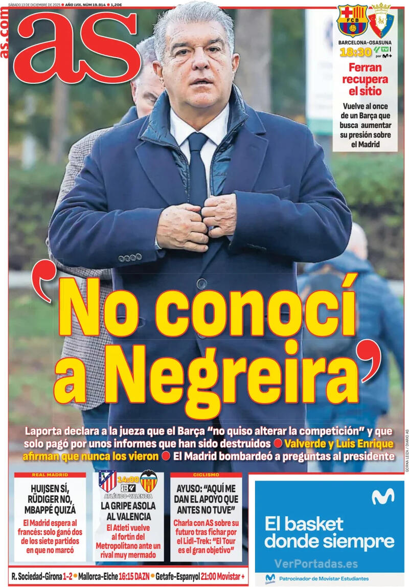 Portada Sport 2025-12-13