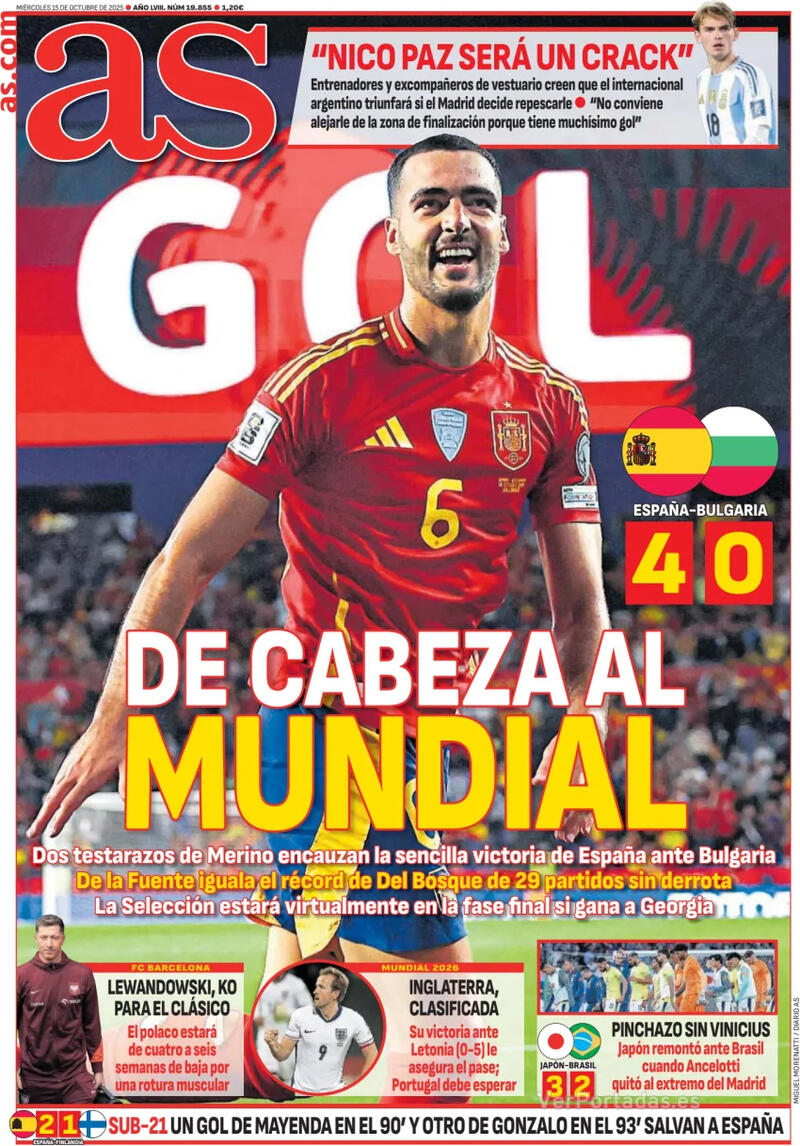 Portada Sport 2025-10-15