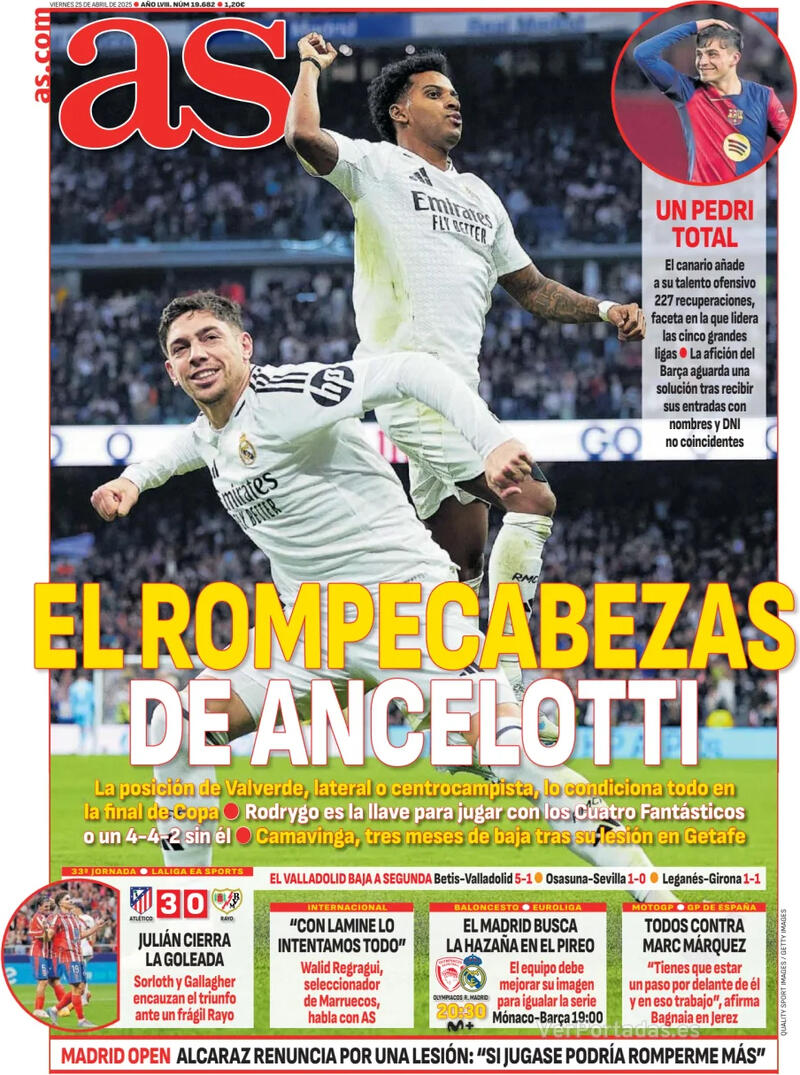 Portada Sport 2025-04-25