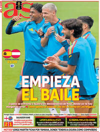 Portada periódico As Portada periódico As