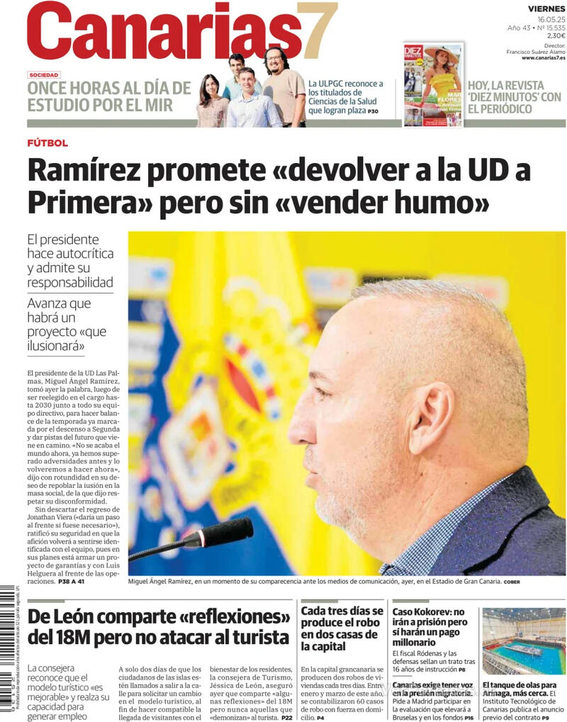 Portada Periódico de Ibiza y Formentera 2025-05-16