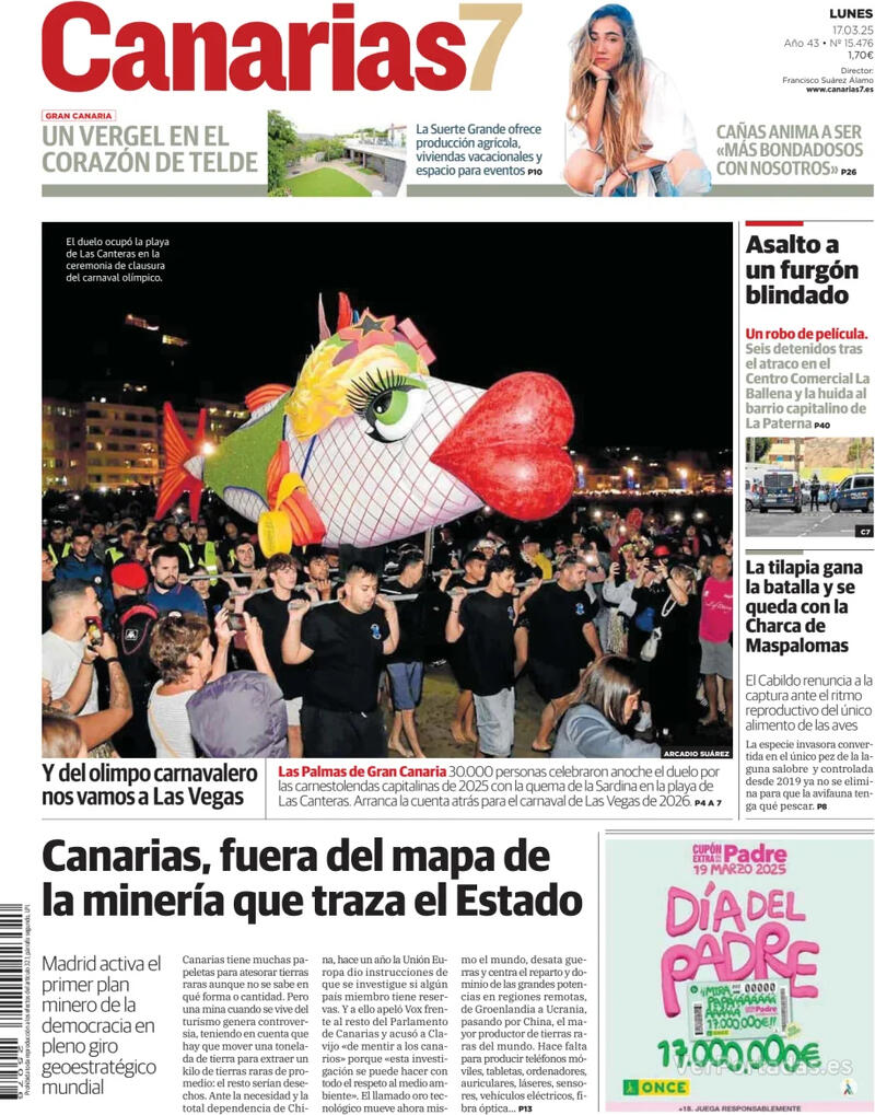 Portada Periódico de Ibiza y Formentera 2025-03-17