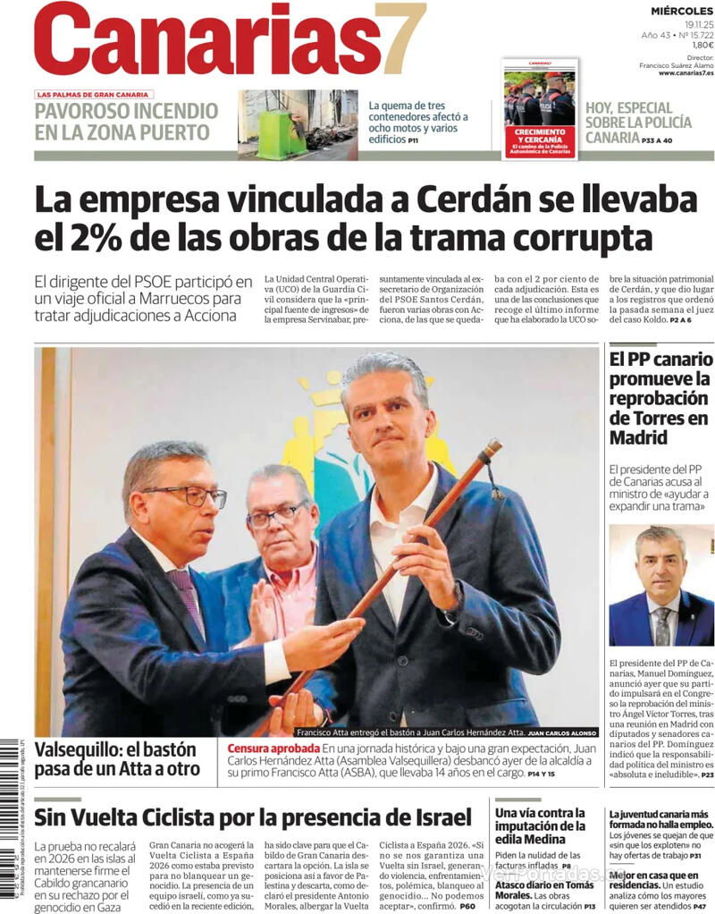 Portada Periódico de Ibiza y Formentera 2025-11-19