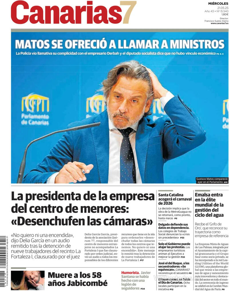 Portada Periódico de Ibiza y Formentera 2025-05-21