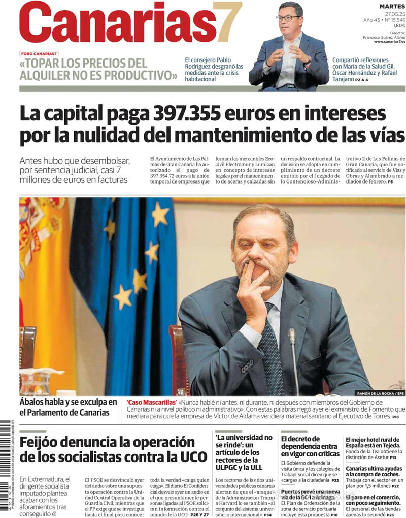 Portada Periódico de Ibiza y Formentera 2025-05-27