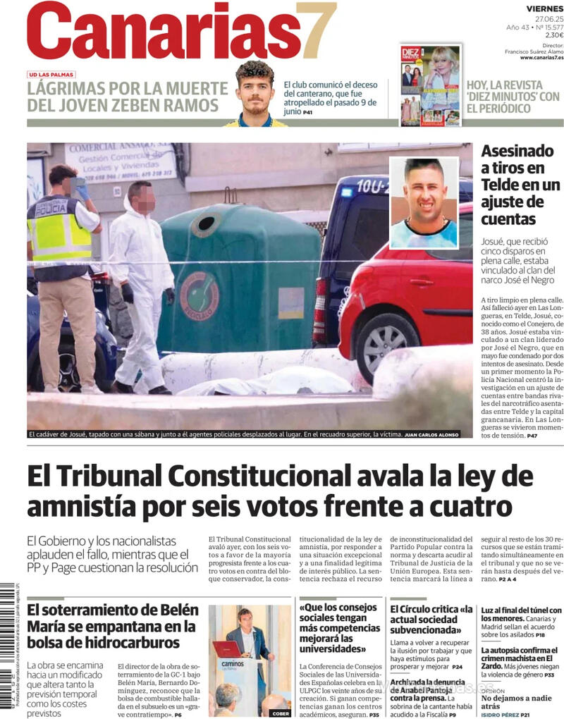 Portada Periódico de Ibiza y Formentera 2025-06-27