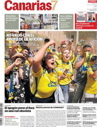 Portada periódico Canarias 7