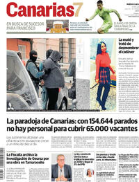 Portada periódico Canarias 7
